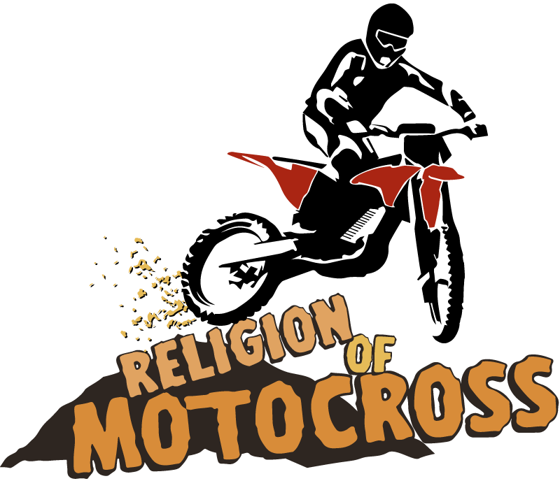 religion of motocross logo