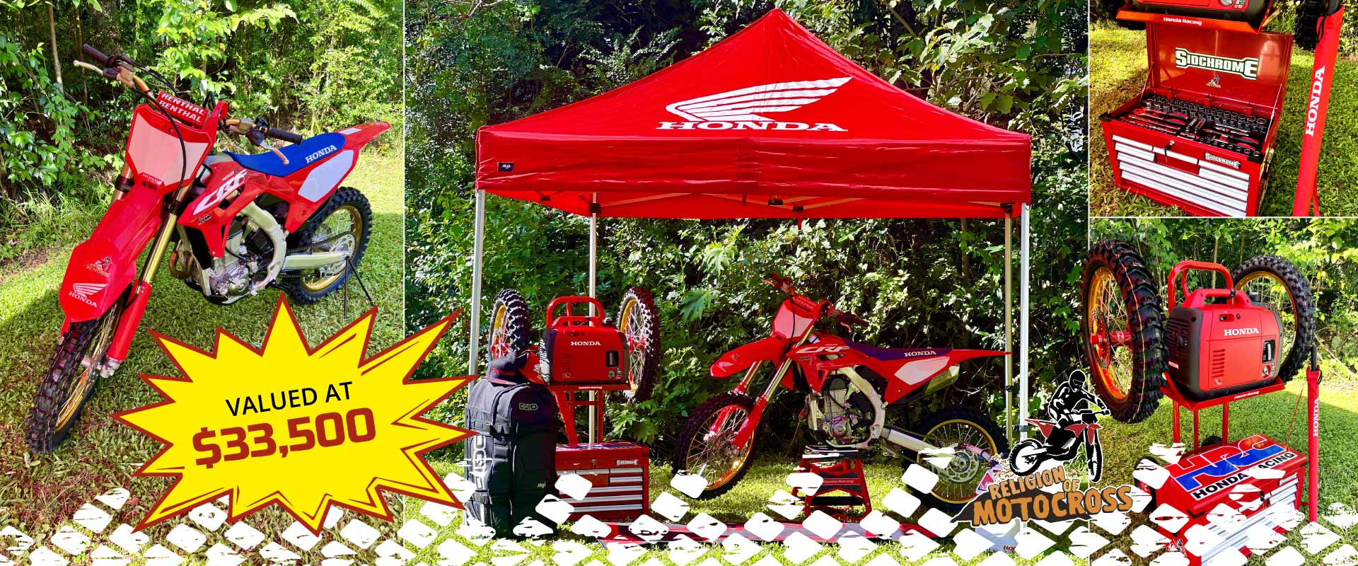 Win Honda CRF450R-S 50th Anniversary Edition bike package