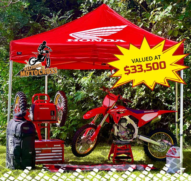 Win Honda CRF450R-S 50th Anniversary Edition bike package